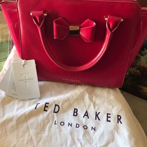 Ted Baker Fuchsia Handbag with bow